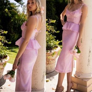 V Chapman Vivi Dress in Pink Parfait in Size 6